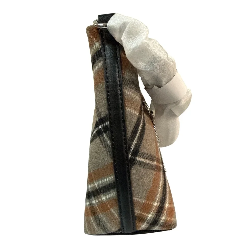 Michael Kors Sammy Plaid Medium Convertible Shoulder Bag Black Multi 35F6S8SL8U